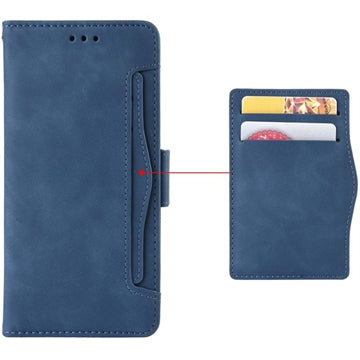 Samsung Galaxy A34 5G Pung Cover med Kortholder - Blå