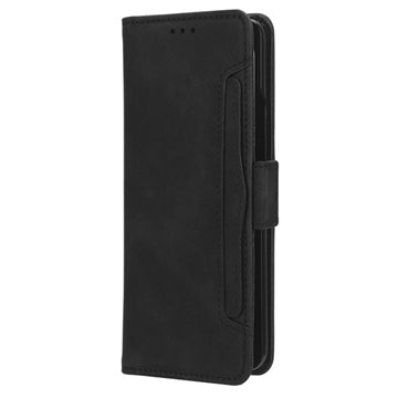 Samsung Galaxy Z Fold5 Pung Cover med Kortholder - Sort