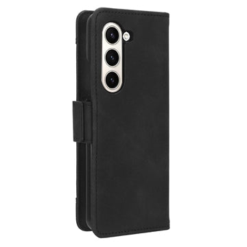 Samsung Galaxy Z Fold5 Pung Cover med Kortholder - Sort