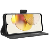 Motorola Moto G73 Pung Cover med Kortholder - Sort
