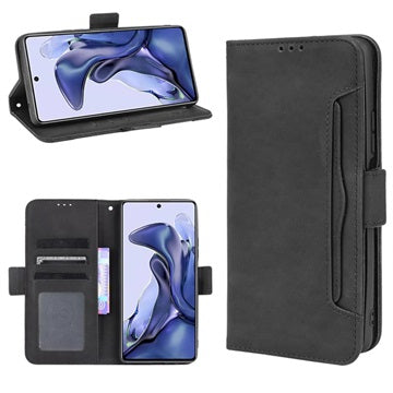 Xiaomi 11T/11T Pro Pung Cover med Kortholder - Sort