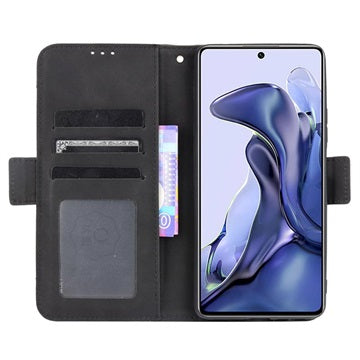 Xiaomi 11T/11T Pro Pung Cover med Kortholder - Sort
