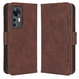 Xiaomi 12T/12T Pro Pung Cover med Kortholder - Brun