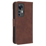 Xiaomi 12T/12T Pro Pung Cover med Kortholder - Brun
