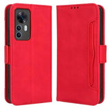 Xiaomi 12T/12T Pro Pung Cover med Kortholder - Rød
