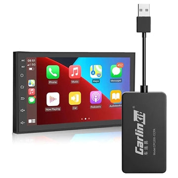 Carlinkit CPC200-CCPA Trådløs CarPlay / Android Auto Adapter - Sort