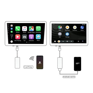 Carlinkit CPC200-CCPA Trådløs CarPlay / Android Auto Adapter - Sort