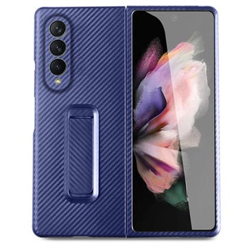 Samsung Galaxy Z Fold3 5G Cover med Front Skærmbeskytter - Blå