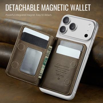 CaseMe ME80 magnetisk kortholder - MagSafe-kompatibel - kaffe