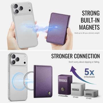 CaseMe ME80 magnetisk kortholder - MagSafe-kompatibel - Lilla