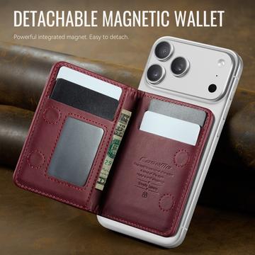 CaseMe ME80 magnetisk kortholder - MagSafe-kompatibel - rød