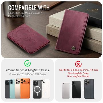 CaseMe ME80 magnetisk kortholder - MagSafe-kompatibel - rød