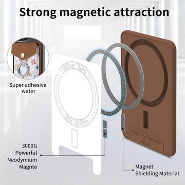 CaseNeo MC-W3 Magnetisk kortholder med ringstativ - brun