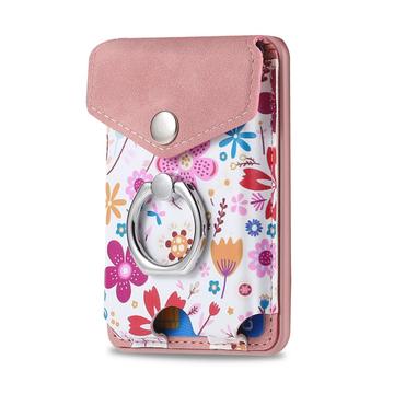 CaseNeo MC-W3 Magnetisk kortholder med ringstativ - pink