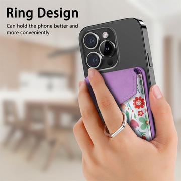 CaseNeo MC-W3 Magnetisk kortholder med ringstativ - Lilla