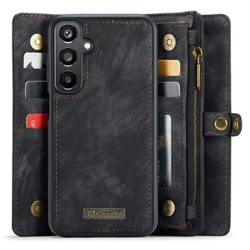 Samsung Galaxy A15 Caseme 008 2-i-1 Multifunktionel Pung - Sort