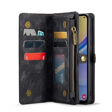 Samsung Galaxy A16 5G Caseme 008 2-i-1 Multifunktionel Pung - Sort