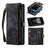 Samsung Galaxy S23 Ultra 5G Caseme 008 2-i-1 Multifunktionel Pung - Sort