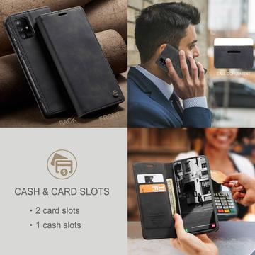 Samsung Galaxy A51 Caseme 013 Series Pung - Sort