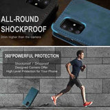 Samsung Galaxy A51 Caseme 013 Series Pung - Blå