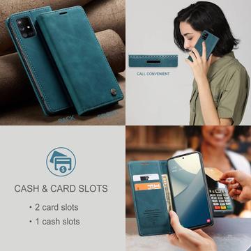 Samsung Galaxy A51 Caseme 013 Series Pung - Blå