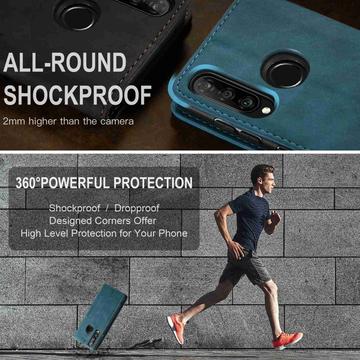 Huawei P30 Lite Caseme 013 Series Pung - Blå