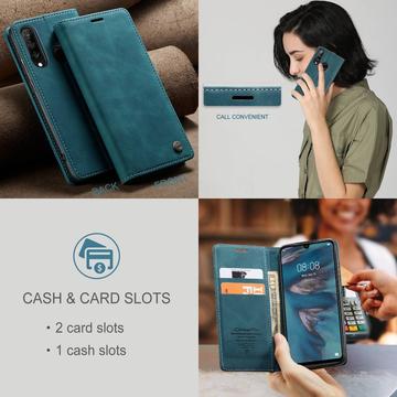 Huawei P30 Lite Caseme 013 Series Pung - Blå