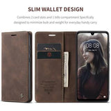 Huawei P30 Lite Caseme 013 Series Pung - Kaffe
