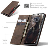 Huawei P30 Lite Caseme 013 Series Pung - Kaffe