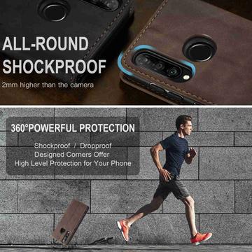 Huawei P30 Lite Caseme 013 Series Pung - Kaffe