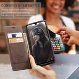 Huawei P30 Lite Caseme 013 Series Pung - Kaffe