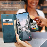 Samsung Galaxy A40 Caseme 013 Series Pung - Blå