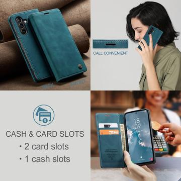 Samsung Galaxy A54 5G Caseme 013 Series Pung - Blå
