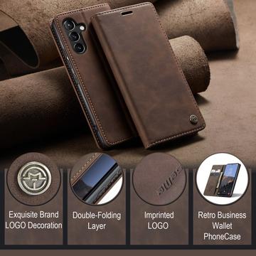 Samsung Galaxy A54 5G Caseme 013 Series Pung - Kaffe