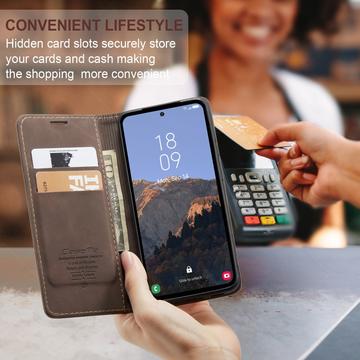 Samsung Galaxy A54 5G Caseme 013 Series Pung - Kaffe