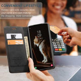 Samsung Galaxy S10 Caseme 013 Series Pung - Sort