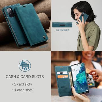 Samsung Galaxy S20 FE 5G Caseme 013 Series Pung - Blå