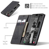 Samsung Galaxy S21 5G Caseme 013 Series Pung - Sort