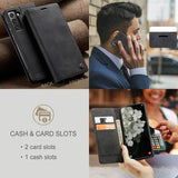 Samsung Galaxy S22 5G Caseme 013 Series Pung - Sort
