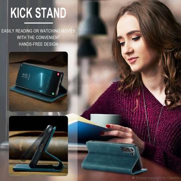 Samsung Galaxy S22 5G Caseme 013 Series Pung - Blå