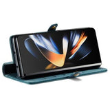 Caseme 013 Series Samsung Galaxy Z Fold4 Pung - Blå