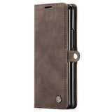 Caseme 013 Series Samsung Galaxy Z Fold4 Pung - Kaffe