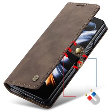 Caseme 013 Series Samsung Galaxy Z Fold4 Pung - Kaffe