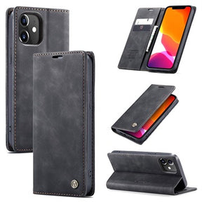 Caseme 013 Series iPhone 12 Mini Pung - Sort
