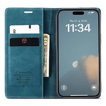 iPhone 16 Plus Caseme 013 Series Pung - Blå