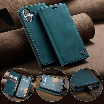 iPhone 16 Plus Caseme 013 Series Pung - Blå