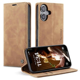 iPhone 16 Plus Caseme 013 Series Pung - Brun