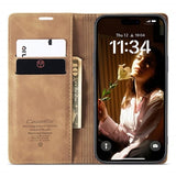 iPhone 16 Plus Caseme 013 Series Pung - Brun