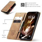iPhone 16 Plus Caseme 013 Series Pung - Brun