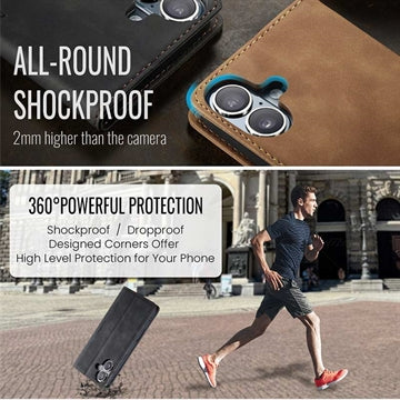 iPhone 16 Plus Caseme 013 Series Pung - Sort